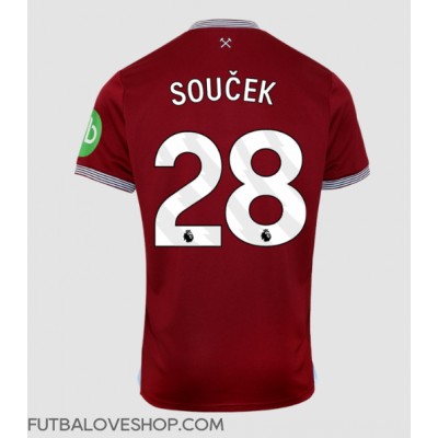 Dres West Ham United Tomas Soucek #28 Domáci 2025-26 Krátky Rukáv Dres West Ham United Tomas Soucek #28 Domáci 2025-26 Krátky Rukáv